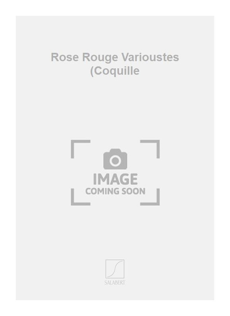 Rose Rouge Varioustes (Coquille
